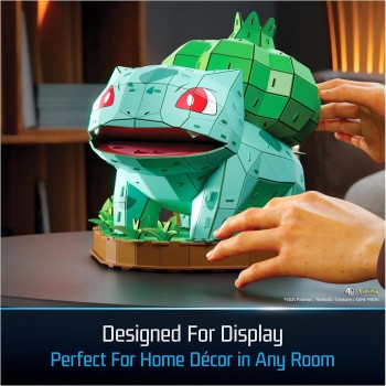 Spin Master 4D Build Pokemon Bulbasaur 3D Puzzle Model Kit, Desk Decor, Shelf Display 6075062 | Toys-shop.gr