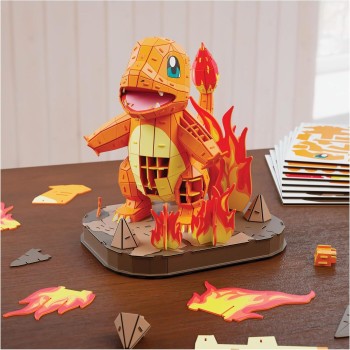 Spin Master 4D Build Pokemon Charmander 3D Puzzle Model Kit, Desk Decor, Shelf Display 6075063 | Toys-shop.gr