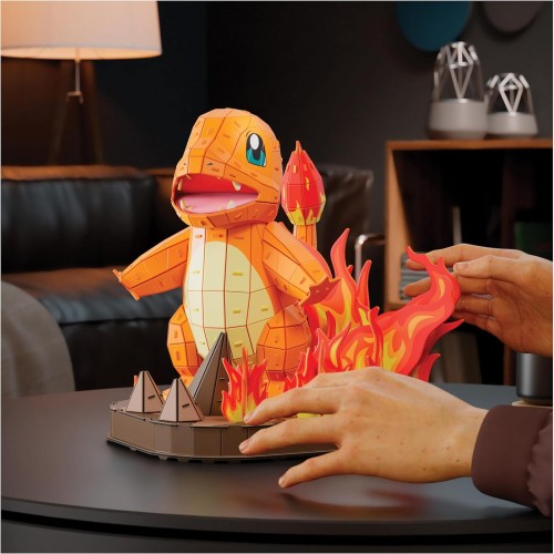 Spin Master 4D Build Pokemon Charmander 3D Puzzle Model Kit, Desk Decor, Shelf Display 6075063 | Toys-shop.gr