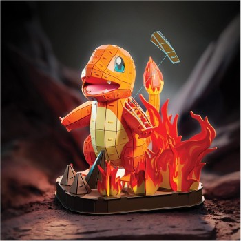Spin Master 4D Build Pokemon Charmander 3D Puzzle Model Kit, Desk Decor, Shelf Display 6075063 | Toys-shop.gr