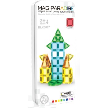 Toys-shop Choice Magnetic Building Tiles 40 Pcs JK200545 | Toys-shop.gr