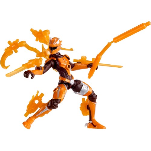 MGA Entertainment Armorsaurs Raptor Pilot prisca Silva Action Figure Toy, 3.75-inch Poseable Figure With Interchangeable Armor P