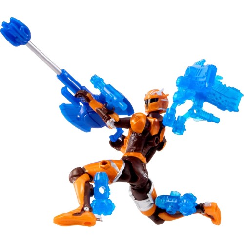 MGA Entertainment Armorsaurs Raptor Pilot prisca Silva Action Figure Toy, 3.75-inch Poseable Figure With Interchangeable Armor P