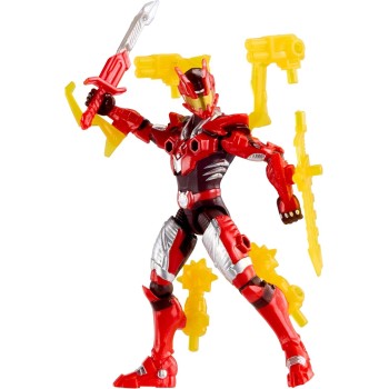 MGA Entertainment Armorsaurs T-rex Pilot liam Roberts Action Figure Toy, 3.75-inch Poseable Figure With Interchangeable Armor Pi