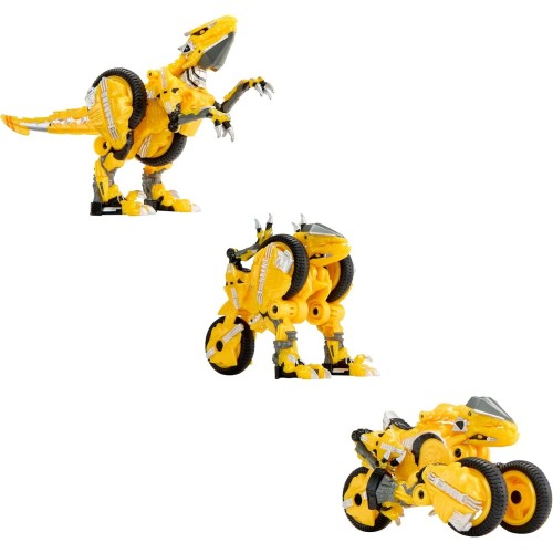 MGA Entertainment Armorsaurs Evolver Blaze Transforming Raptor to Vehicle Toy, 2-in-1 Dino Figure With Multi-step Conversion, Ki
