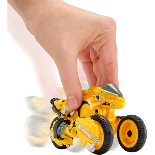 MGA Entertainment Armorsaurs Evolver Blaze Transforming Raptor to Vehicle Toy, 2-in-1 Dino Figure With Multi-step Conversion, Ki