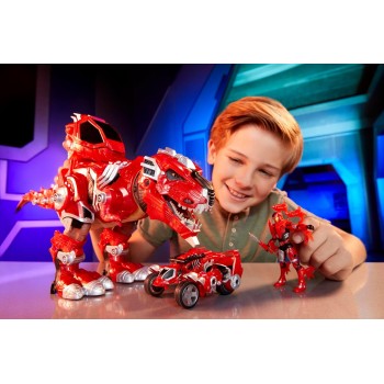 MGA Entertainment Armorsaurs Evolver Ajax Transforming Dinosaur to Vehicle Toy, 2-in-1 Dino Figure With Multi-step Conversion, K