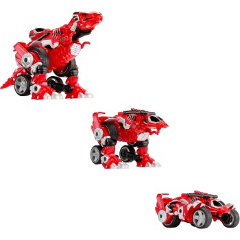 MGA Entertainment Armorsaurs Evolver Ajax Transforming Dinosaur to Vehicle Toy, 2-in-1 Dino Figure With Multi-step Conversion, K