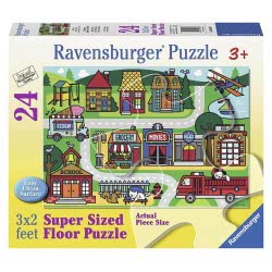 Ravensburger Παζλ Δαπέδου Δρόμοι Της Πόλης 05398 4005556053988