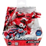 MGA Entertainment Armorsaurs Evolver Ajax Transforming Dinosaur to Vehicle Toy, 2-in-1 Dino Figure With Multi-step Conversion, K