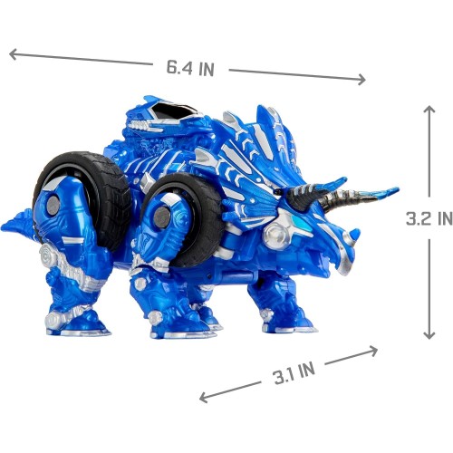 MGA Entertainment Armorsaurs Evolver Cobalt Transforming Dinosaur to Vehicle Toy, 2-in-1 Dino Figure With Multi-step Conversion,