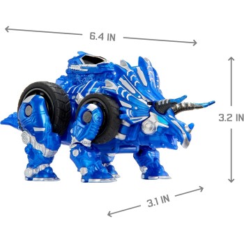 MGA Entertainment Armorsaurs Evolver Cobalt Transforming Dinosaur to Vehicle Toy, 2-in-1 Dino Figure With Multi-step Conversion,