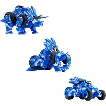MGA Entertainment Armorsaurs Evolver Cobalt Transforming Dinosaur to Vehicle Toy, 2-in-1 Dino Figure With Multi-step Conversion,
