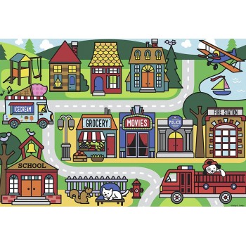 Ravensburger Παζλ Δαπέδου Δρόμοι Της Πόλης 05398 4005556053988