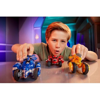 MGA Entertainment Armorsaurs Evolver Cobalt Transforming Dinosaur to Vehicle Toy, 2-in-1 Dino Figure With Multi-step Conversion,