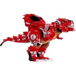 MGA Entertainment Armorsaurs Armor-up T-rex Dinosaur Ajax Toy Figure With 7 Removable Armor Pieces, Tail-triggered Chomp, Pilot 