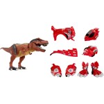 MGA Entertainment Armorsaurs Armor-up T-rex Dinosaur Ajax Toy Figure With 7 Removable Armor Pieces, Tail-triggered Chomp, Pilot 