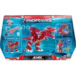 MGA Entertainment Armorsaurs Armor-up T-rex Dinosaur Ajax Toy Figure With 7 Removable Armor Pieces, Tail-triggered Chomp, Pilot 
