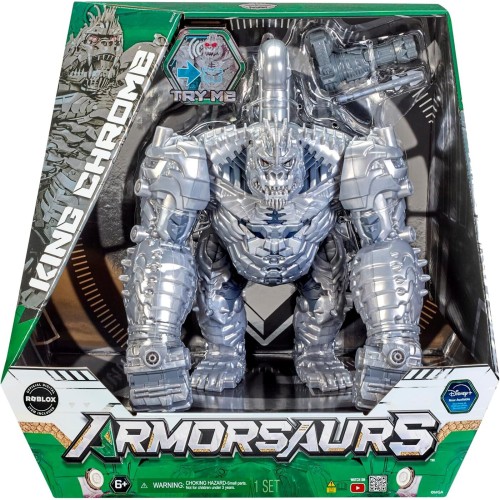 MGA Entertainment Armorsaurs Feature Villain Figure- King Chrome 252566 | Toys-shop.gr