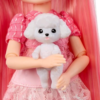 MGA Entertainment Rainbow High Pretty in Paris Fashion - Bella Parker pink, Rainbow 11 Fashion Doll With Outfit, Stylish Handbag