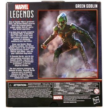 Hasbro Marvel Legends Series Green Goblin, Spider-man: No Way Home Deluxe 6 Inch Action Figure Set With Original Goblin Armor an