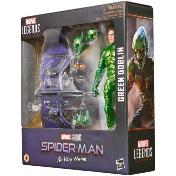 Hasbro Marvel Legends Series Green Goblin, Spider-man: No Way Home Deluxe 6 Inch Action Figure Set With Original Goblin Armor an