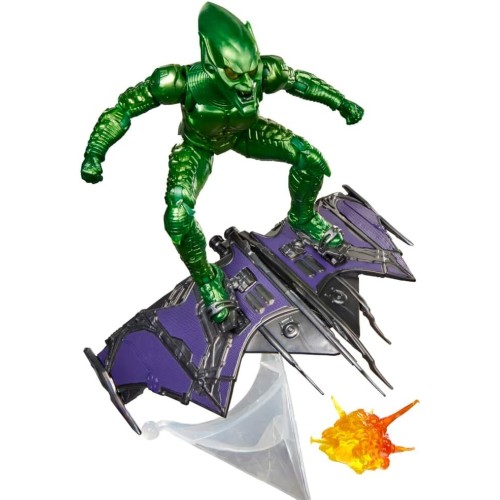 Hasbro Marvel Legends Series Green Goblin, Spider-man: No Way Home Deluxe 6 Inch Action Figure Set With Original Goblin Armor an