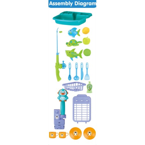Toys-shop Choice Fishing Table Game With Running Water JU118373 | Toys-shop.gr