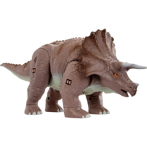 MGA Entertainment Armorsaurs Armor-Up Triceratops Dinosaur/Dino Cobalt - Action Figure, 7 Removable Armour Pieces With Tail-Cont