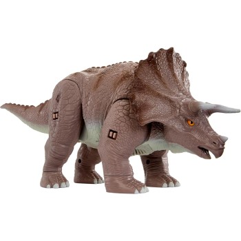 MGA Entertainment Armorsaurs Armor-Up Triceratops Dinosaur/Dino Cobalt - Action Figure, 7 Removable Armour Pieces With Tail-Cont