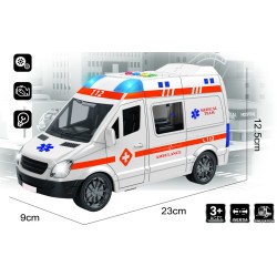 Toys-shop Choice Friction Ambulance With Light And Sound JA133322 | Toys-shop.gr