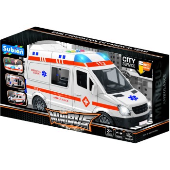 Toys-shop Choice Friction Ασθενοφόρο Με Ήχο Και Φως JA133322 | Toys-shop.gr