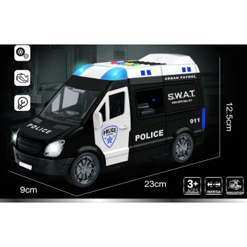 Toys-shop Choice Friction Αστυνομικό Βανάκι Με Φως Και Ήχο JA133324 | Toys-shop.gr