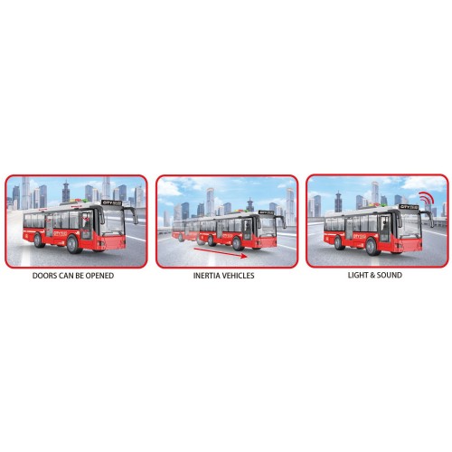 Toys-shop Choice Friction City Bus With Light And Sound JA135852 | Toys-shop.gr