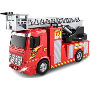 Toys-shop Choice Friction Πυροσβεστικό Όχημα Που Ρίχνει Νερό Με Φως Και Ήχο JA132737 | Toys-shop.gr