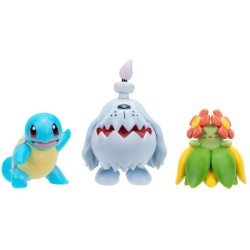 Jazwares Pokemon Σετ Με 3 Φιγούρες Μάχης Squirtle, Dewgong, Bellossom JW095155-W29 | Toys-shop.gr