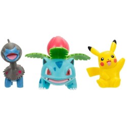 Jazwares Pokemon Set With 3 Battle Figures Pikachu, Deino, Ivysaur  JW095155-W29 | Toys-shop.gr