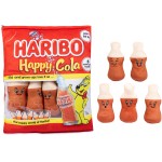 Real Fun Toys Haribo Happy Cola Plush Snack With 4 Mini Plush Cola Bottles 32.55-0101/COLABOTT 5015934926369