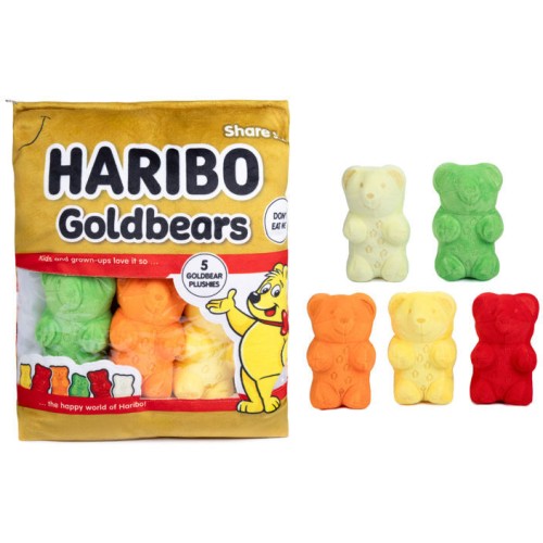 Real Fun Toys Haribo Λούτρινο Χρυσά Αρκουδάκια Snack Bag 32.55-0101/GOLDBEAR 5015934926376