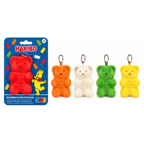 Real Fun Toys Haribo Λούτρινο Αρκουδάκια 10Cm Μπρελόκ-5 Σχέδια 32.55-0110 5015934936948