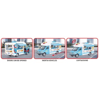 Toys-shop Choice Friction Καντίνα Μπέργκερ - Παγωτατζίδικο Με Φως Και Ήχο JA135876 | Toys-shop.gr