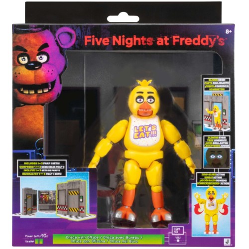 Jazwares Five Nights at freddys Five Nights At Freddy’S Action Figure - Classic Chica 13 Cm  JWFF0019 191726826811