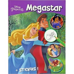 Diakakis imports Βιβλίο Ζωγραφικής Disney Megacolor α4 με 128 Σελίδες χρωματισμού-αυτοκόλλητα σε 5 Σχέδια 004658132 | Toys-shop.