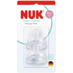 Nuk First Choice Plus Θηλές Από Σιλικόνη 2Τμχ 10124054 4008600445609