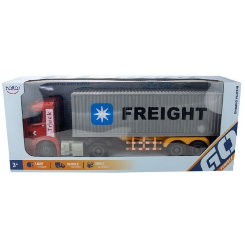 Toys-shop Choice Friction Container Truck With Light And Sound JA132739 6990526327399