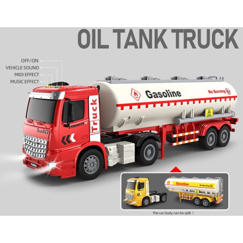 Toys-shop Choice Friction Φορτηγό Βυτιοφόρο Με Φως Και Ήχο JA132740 | Toys-shop.gr