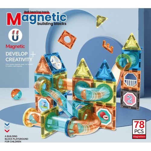 Toys-shop Choice Magnetic Building Blocks 78 Pcs JK197954 | Toys-shop.gr