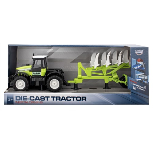 Toys-shop Choice Friction Farm Plow Tractor With Light And Sound JA136413 6990526364134