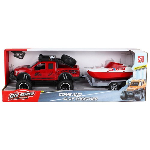 Toys-shop Choice 1:16 Friction Power Car Set With Light,Sound,3*AG13 Battery JA135939 | Toys-shop.gr