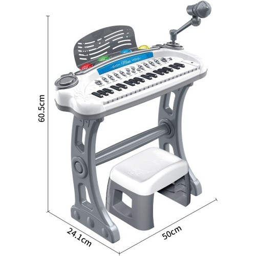 Toys-shop Choice 37Key Electronic Organ With Light,Music(4*AA Without Battery) JM103940 | Toys-shop.gr